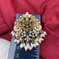 Peacock  92.5 Silver Stud Earrings
