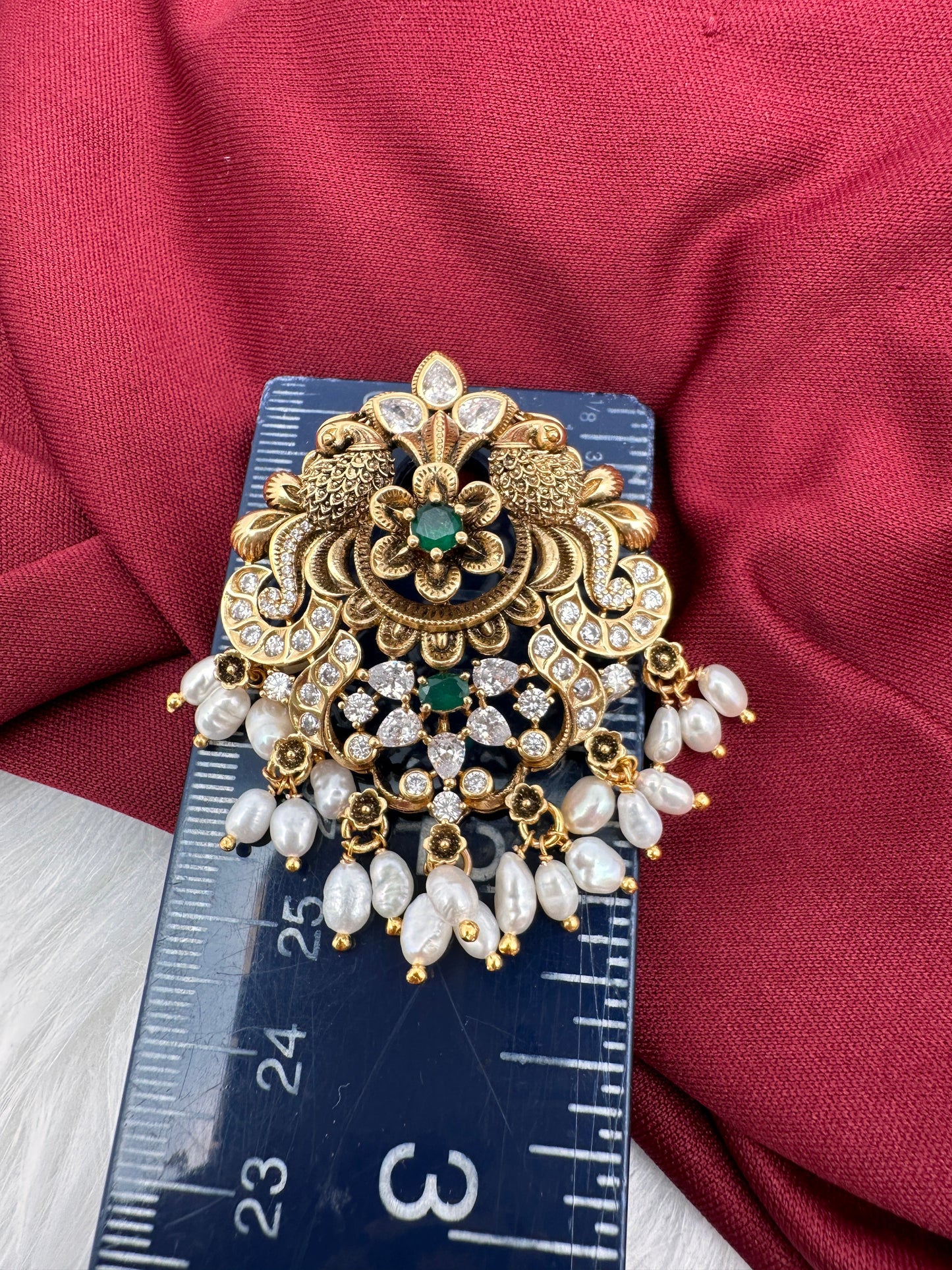 Peacock  92.5 Silver Stud Earrings