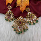 92.5 Silver Peacock Antique Finish Pendent Set