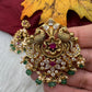 92.5 Silver Peacock Antique Finish Pendent Set
