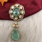 92.5 Silver Aqua Green Pendent
