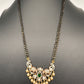 Green Moissanite Elephant Black Beads  92.5 Silver Chain