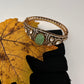 92.5 Silver Green  Moissanite Bracelet