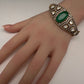 92.5 Silver Green  Moissanite Bracelet