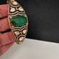 92.5 Silver Green  Moissanite Bracelet