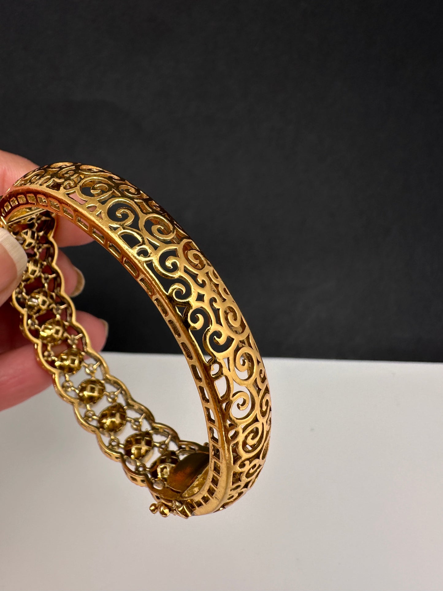 92.5 Silver Moissanite Bracelet