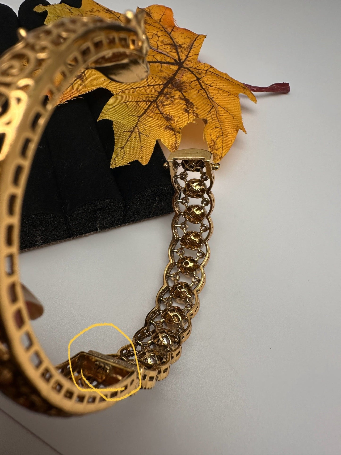 92.5 Silver Moissanite Bracelet