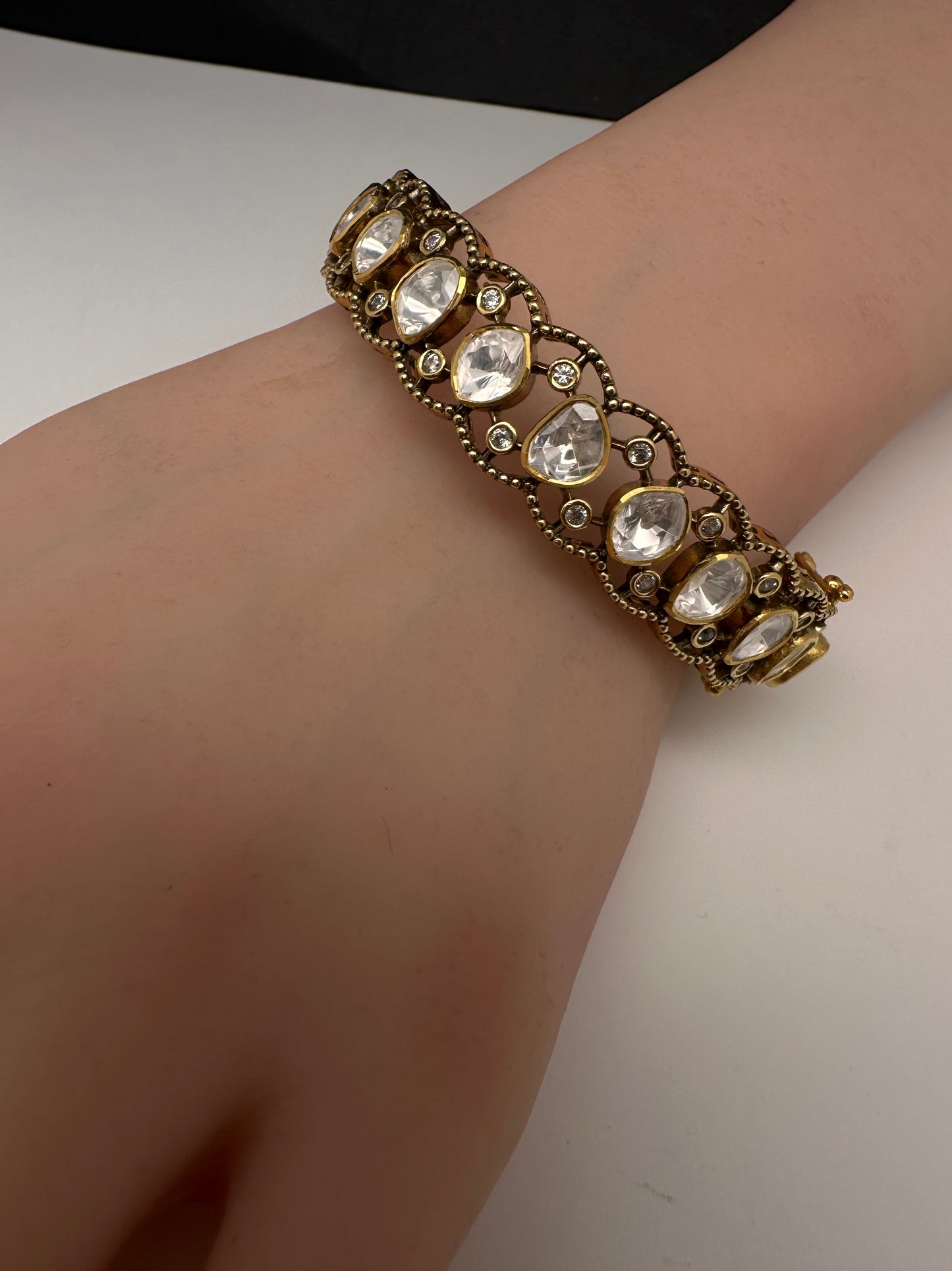 92.5 Silver Moissanite Bracelet
