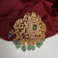 CZ Emerald Beads  92.5 Silver Pendent