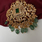 CZ Emerald Beads  92.5 Silver Pendent
