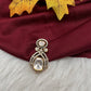 92.5 Silver Moissanite Pendent Set - 