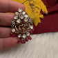 92.5 Silver Nakshi Peacock Pendent - 