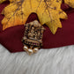 92.5 Silver Nakshi Matte Goddess Pendent - 