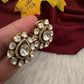 92.5 Silver Moissanite Stud Earrings - 