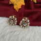 92.5 Silver Moissanite Stud Earrings - 