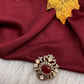 92.5 Silver Red Dainty Pendent - 