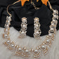 Elegant Shell Pearl Necklace - Gold