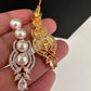 Neckline Gold Shell Pearl Necklace
