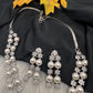Double Layer Silver Pearl Necklace
