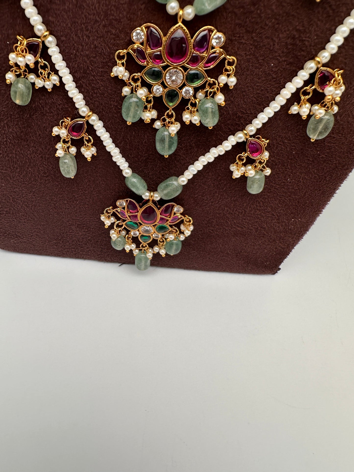 Teen Lada Multi Layer Pearl Necklace