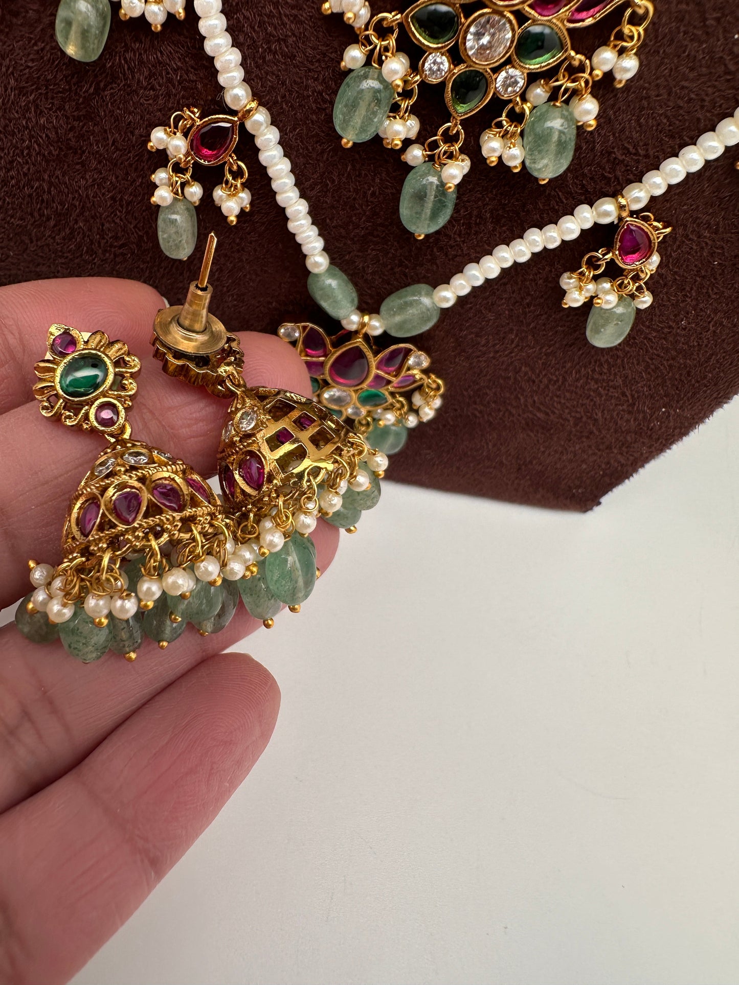 Teen Lada Multi Layer Pearl Necklace
