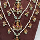 Goddess Lakshmi Teen Lada Multi Layer Pearl Necklace
