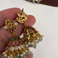 Goddess Lakshmi Teen Lada Multi Layer Pearl Necklace