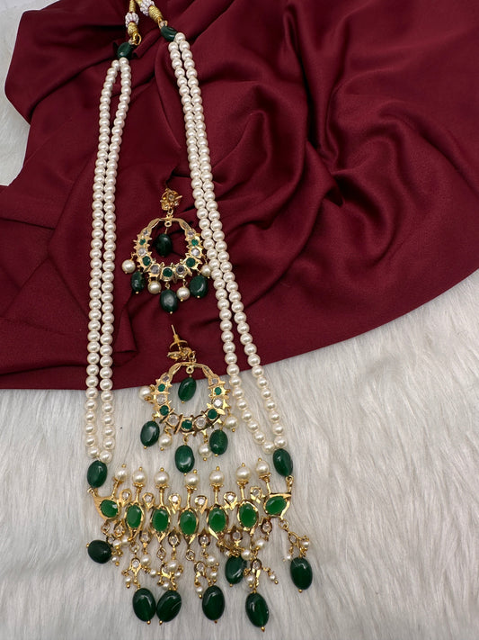 Green Tirmani Pearl Necklace