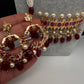 Red Tirmani Pearl Necklace