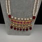 Red Tirmani Pearl Necklace