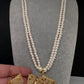 Hyderabadi Jadau Pendent Pearls Short Necklace - 