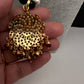 Hyderabadi Jadau Multi Stone Pendent Pearls Short Necklace - 