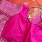 Orange Semi Soft Silk with Magalgiri Border