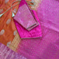 Orange Semi Soft Silk with Magalgiri Border