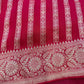 Banarse Red Silk Saree