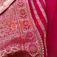 Banarse Red Silk Saree