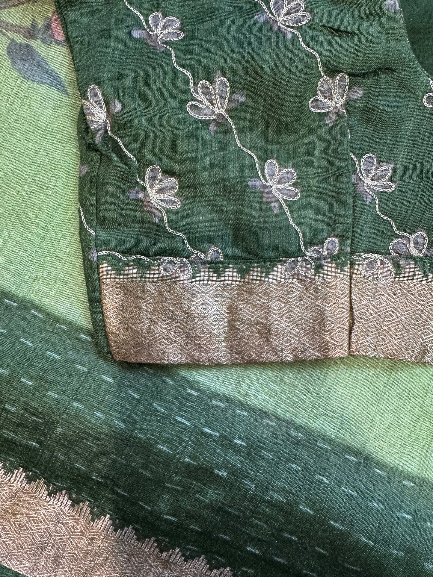 Pure Tussar Printed Saree