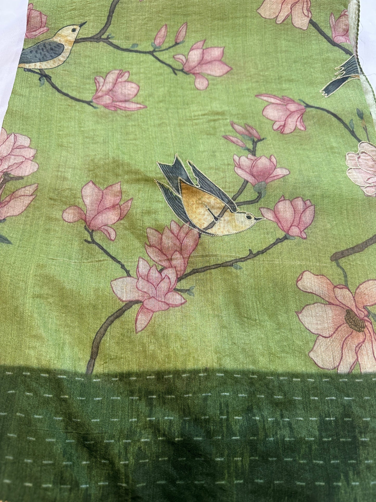 Pure Tussar Printed Saree