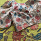 Kalamkari Patch Semi Crepe Green Saree comes with 2 Blouses