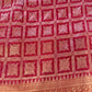 Red Golden Banarsee Tissue Silk Saree