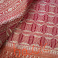 Red Golden Banarsee Tissue Silk Saree