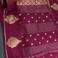 Maroon Banarsi Saree - 