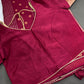 Maroon Banarsi Saree - 