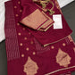 Maroon Banarsi Saree - 