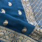 Georgette Blue Saree