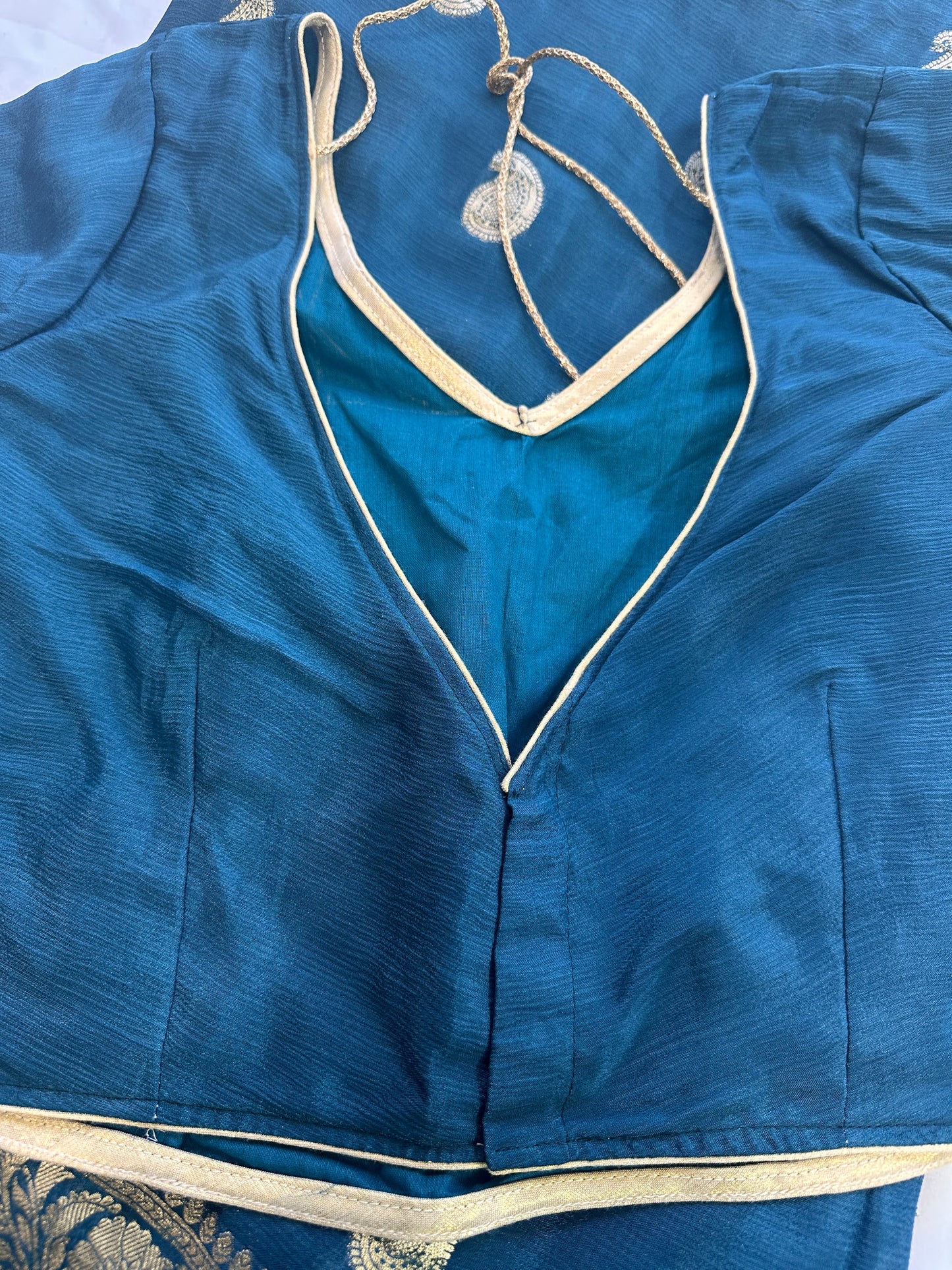 Georgette Blue Saree