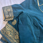 Georgette Blue Saree