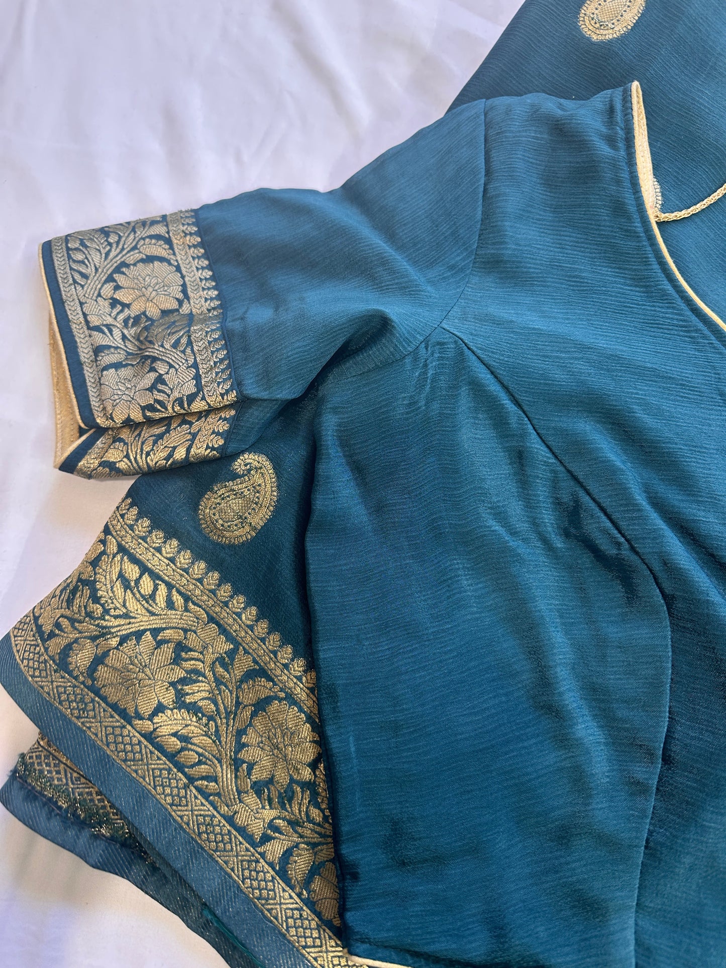 Georgette Blue Saree