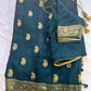 Georgette Blue Saree