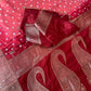Pink Badhani Saree with Khadi Border